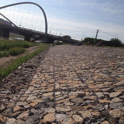 防汛鉛絲籠應(yīng)用于東葫蘆素溝河道防護(hù)